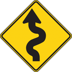 Winding Road Sign